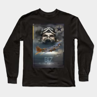 B17 Flying Fortress Long Sleeve T-Shirt